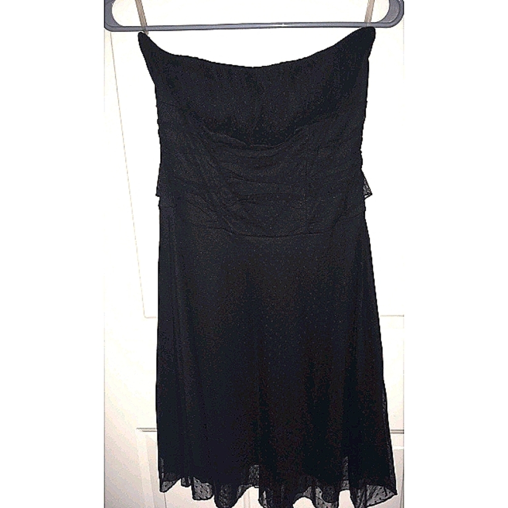 Forever 21 Black Strapless Dress